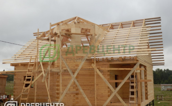 Строительство дома из бруса по проекту ДБ62 в Наро- Фоминском районе