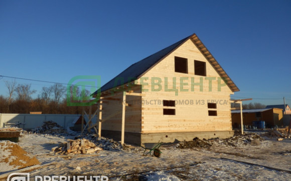 Строительство дома по проекту ДБ 89 в Воскресенском районе д.Конобеево