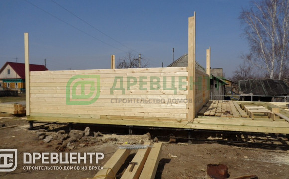 Строительство дома из бруса по проекту ДБ99 в Сасовском районе Рязанской области