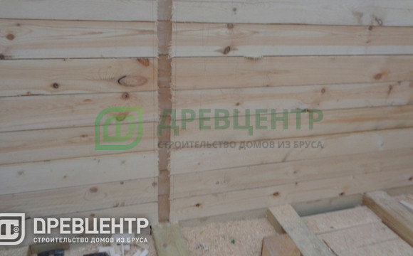 Строительство дома из бруса по проекту ДБ10 в Шаховском районе Московской области