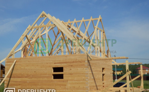 Строительство дома из бруса по проекту ДБ31 в Боровском районе Калужской области