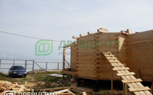 Строительство дома из бруса по проекту ДБ4 в Петушинском районе Владимирской области