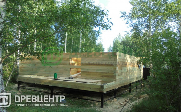 Строительство дома из бруса по проекту ДБ59 в Шатурском районе пос.Черусти