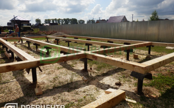 Строительство дома из бруса по проекту ДБ35 в Раменском районе СНТ "Земляничные поля"