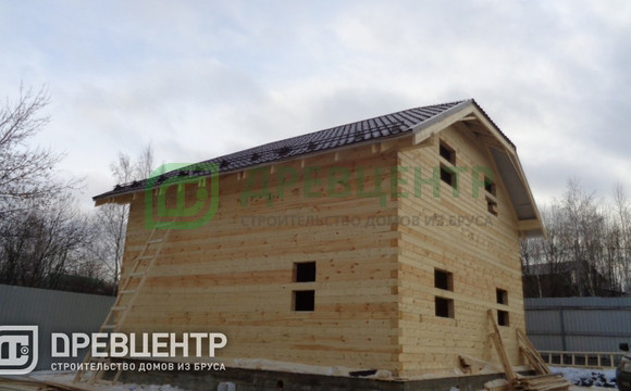 Строительство дома из бруса по проекту ДБ109 в Раменском районе д.Нижнее Велино