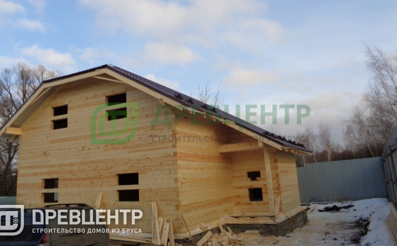 Строительство дома из бруса по проекту ДБ109 в Раменском районе д.Нижнее Велино