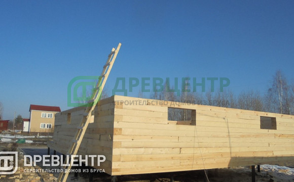 Строительство дома из бруса 150х200 мм в Каширском районе д.Пенье