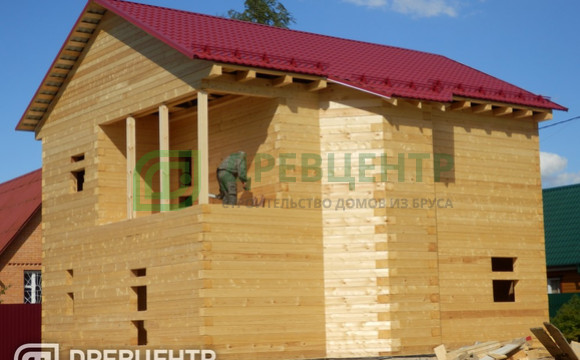 Строительство дома из бруса 200х200 мм в г.Электросталь