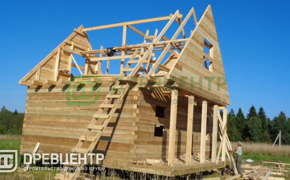 Строительство дома из бруса по проекту ДБ17 в Сергиевом Посаде