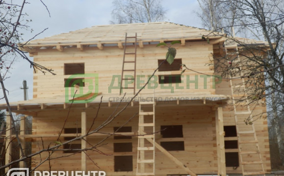 Строительство дома из бруса в Ступинском районе д.Ольгино