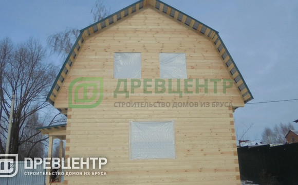 Строительство дома из бруса в Серпуховском районе пос.Большевик