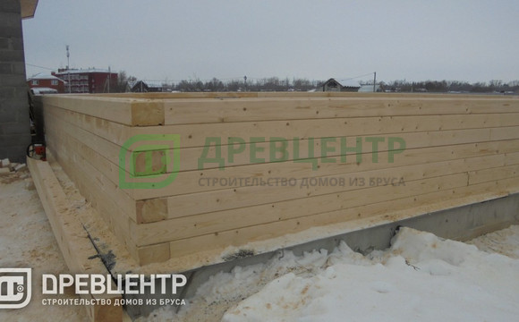 Строительство дома из бруса размером 9х9 м в г.Воскресенск ул.Федеральная д.35