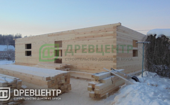 Строительство дома из бруса 6х12 в Ступинском районе д.Березня