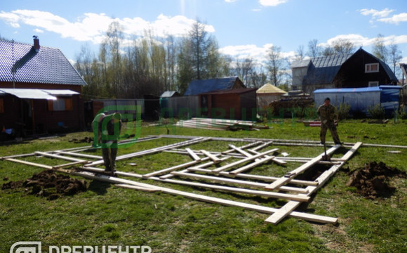 Строительство фундамента в Волоколамском районе по проекту ДБ 114