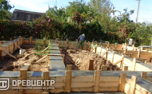 Строительство ленточного фундамента в Ступинском районе д.Ольгино