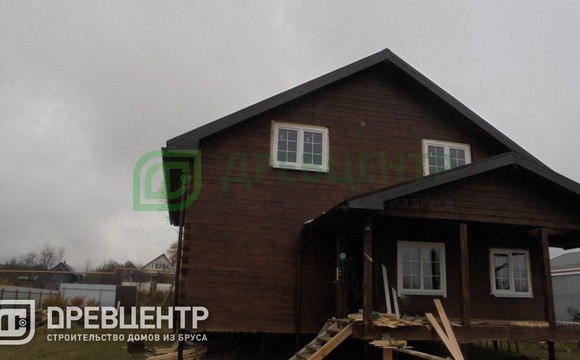 Отделка дома из бруса по проекту ДБ1 во Владимирской области