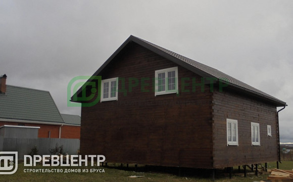Отделка дома из бруса по проекту ДБ1 во Владимирской области