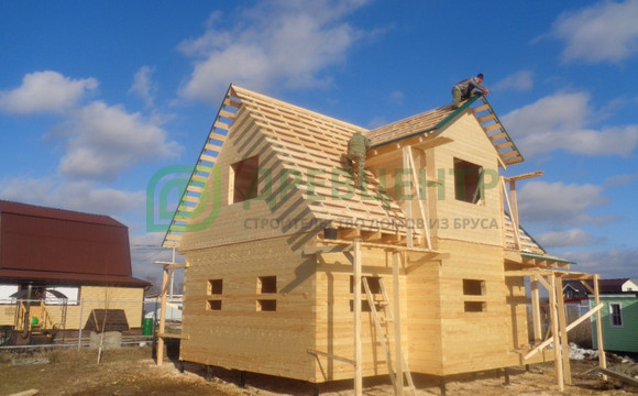 Строительство дома по проекту ДБ110 в Можайском районе д. Бараново