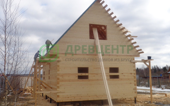 Строительство дома по проекту ДБ110 в Можайском районе д. Бараново