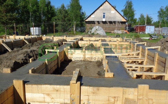 Строительство ленточного фундамента в Воскресенском районе д. Хорлово