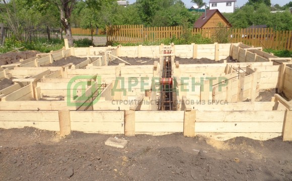 Строительство ленточного фундамента по проекту Дб36 в Ясногорском районе д. Григорьевское