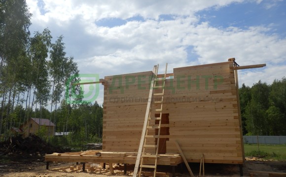 Строительство дома из боруса по проекту ДБ41 в Заокском районе д. Тетерево