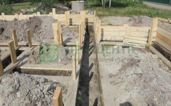 Строительство фундамента под дом из бруса 7х7 в д. Елизарово Орехово Зуевский район