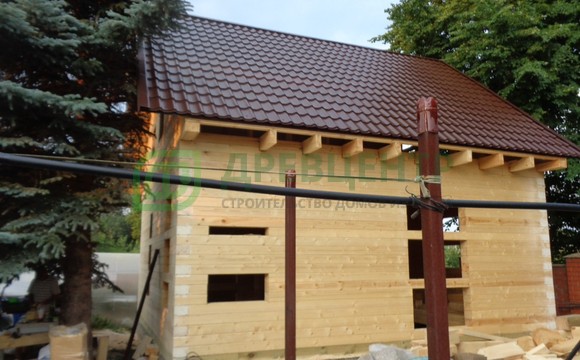 Строительство дома из бруса в Домодедовском районе д. Красино