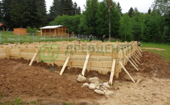 Строительство ленточного фундамента под дом из бруса в Волоколамском районе д. Дубосеково