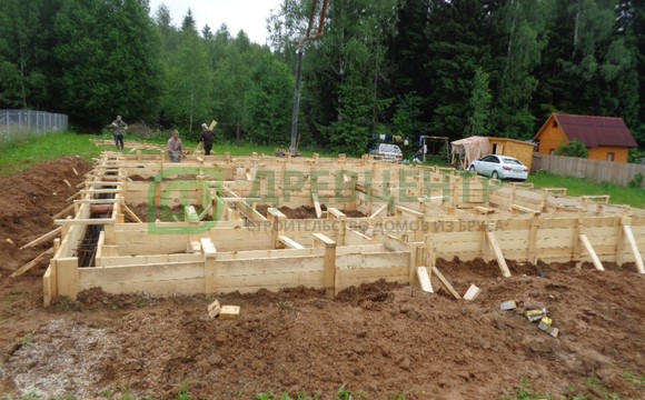 Строительство ленточного фундамента под дом из бруса в Волоколамском районе д. Дубосеково