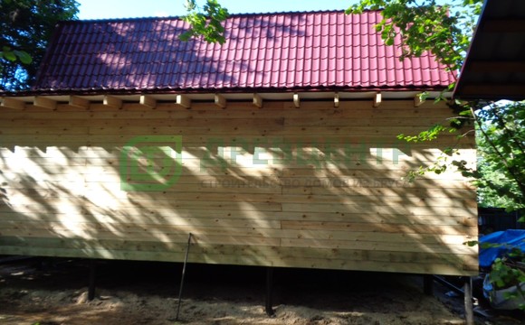 Строительство прируба к дому из бруса в Солнечногорском районе п. Красный воин