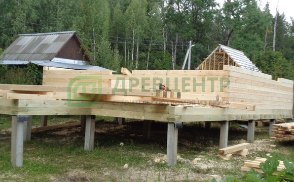 Строительство дома из бруса в г. Москва д. Ярцево