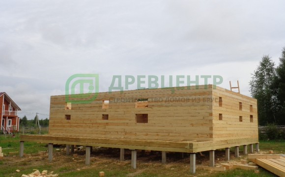 Строительство дома из бруса 8х11 в д. Букрино Калужской области