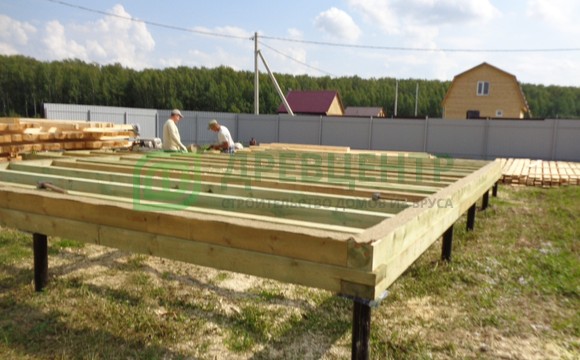 Строительство дома из бруса по проекту ДБ38 в Раменском районе ДНП Раменские Дали