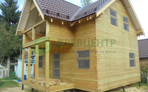 Строительство дома  из бруса в Клинском районе СНТ 