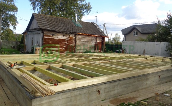 Строительство дома из бруса по проекту заказчика в Чеховском районе д. Высоково