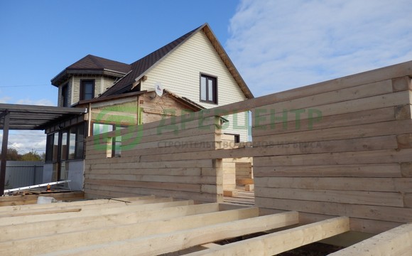 Строительство прируба к дому из бруса в Раменском районе с. Михеево
