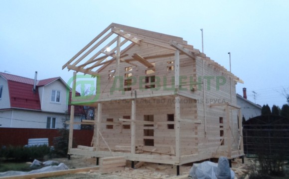 Строительство дома из бруса в Наро Фоминском районе д. Жедочи
