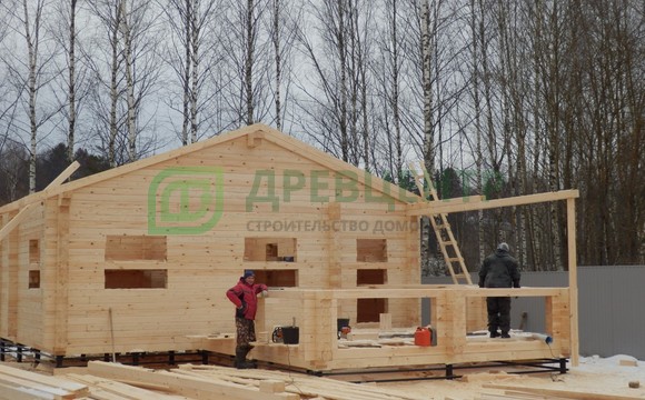 Строительство дома из бруса в Наро Фоминском районе д. Любаново
