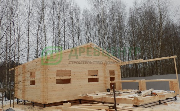 Строительство дома из бруса в Наро Фоминском районе д. Любаново
