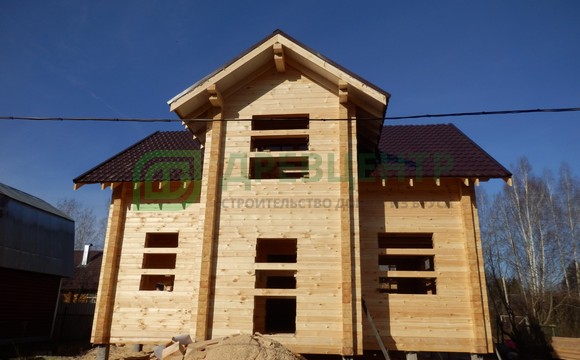 Строительство дома из бруса во Владимирской области СНТ 