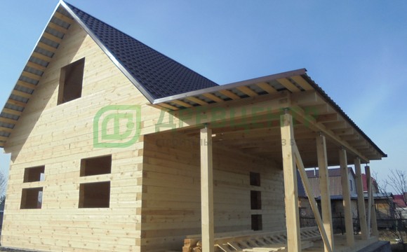 Строительство дома из бруса в д. Ионово Орехово Зуевский район