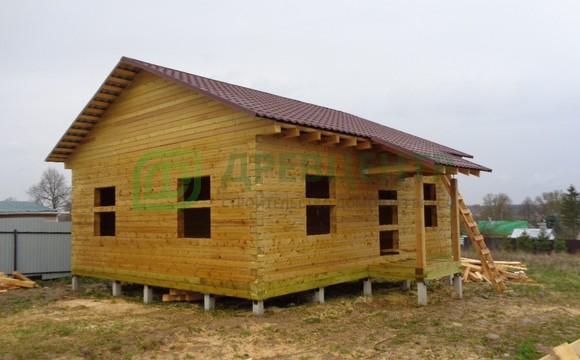Строительство дома из бруса в Можайском районе д. Тропарево