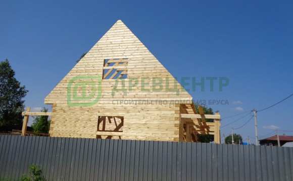 Строительство дома из бруса камерной сушки в Орехово Зуевском районе д. Велино
