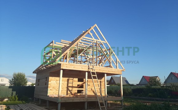 Строительство дома из бруса в Воскресенском районе с. Петровское