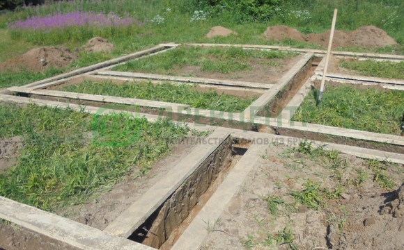 Строительство ленточного фундамента в Тверской области д. Боровое