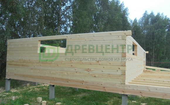 Строительство дома из бруса 6х9 в Раменском районе ДНП 