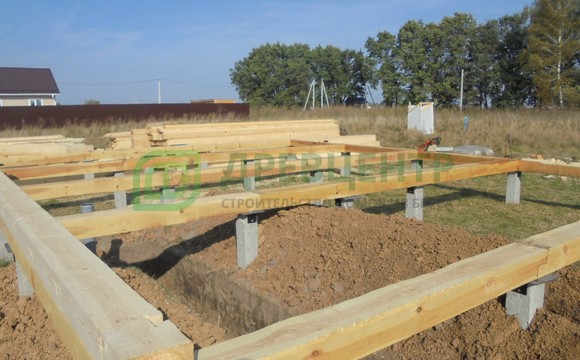 Строительство дома из бруса 6х7 в Тульской области д. Пахомово