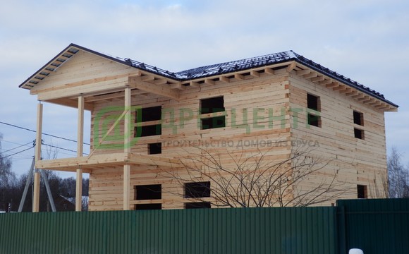 Строительство дома из обрезного бруса 150х150 мм в Одинцовском районе