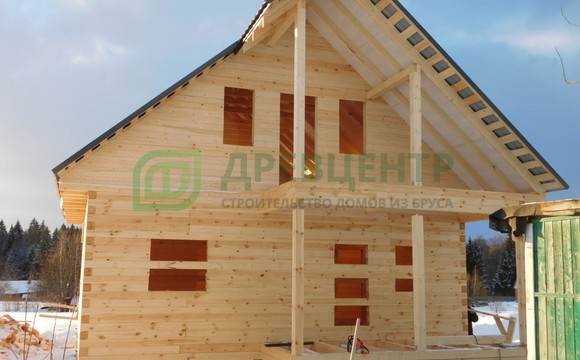 Строительство дома  в Калужской области д. Миньково.